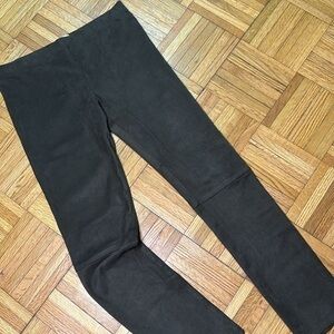 COPY - abslou pairs, women’s brown faux suade pants 38/ small